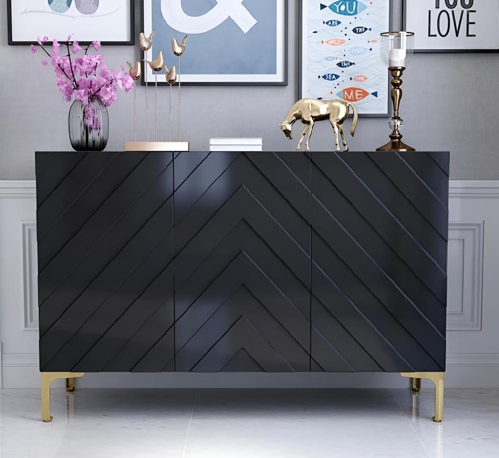 lixra Contemporary Wooden Modern Buffet Cabinet