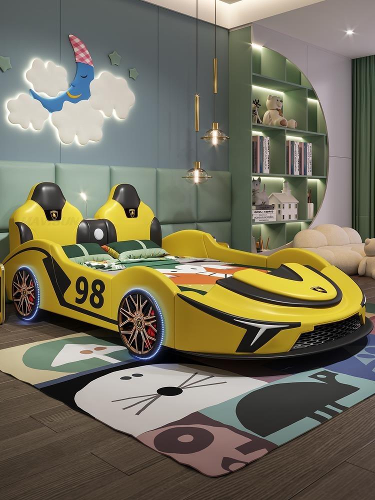 Lixra Cool Car-Shaped Kids Bed
