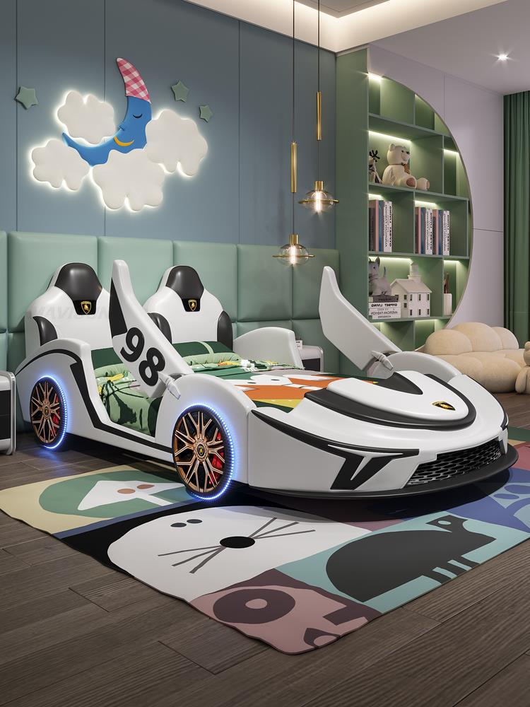 Lixra Cool Car-Shaped Kids Bed