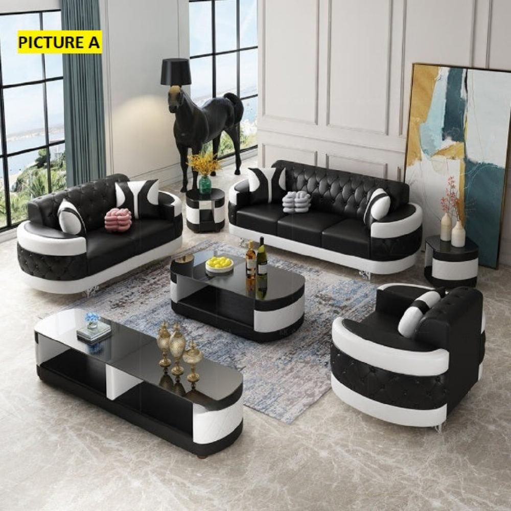 Lixra Crafted Leather 3-2-1 Seater Sofa