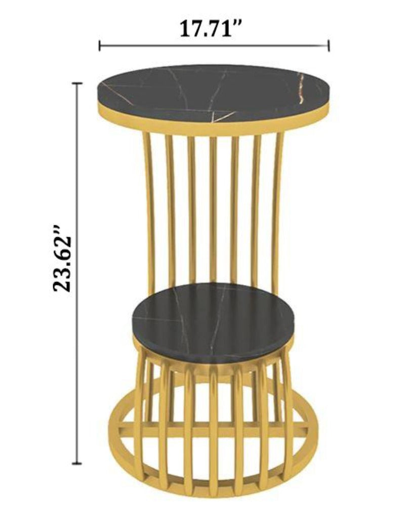 Lixra Creative Designed Marble Top Side Table