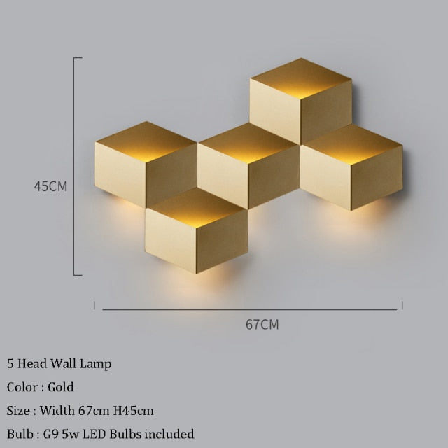 Lixra Creative Geometric Modern Wall Lamp
