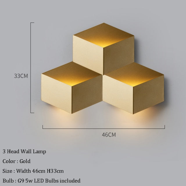 Lixra Creative Geometric Modern Wall Lamp