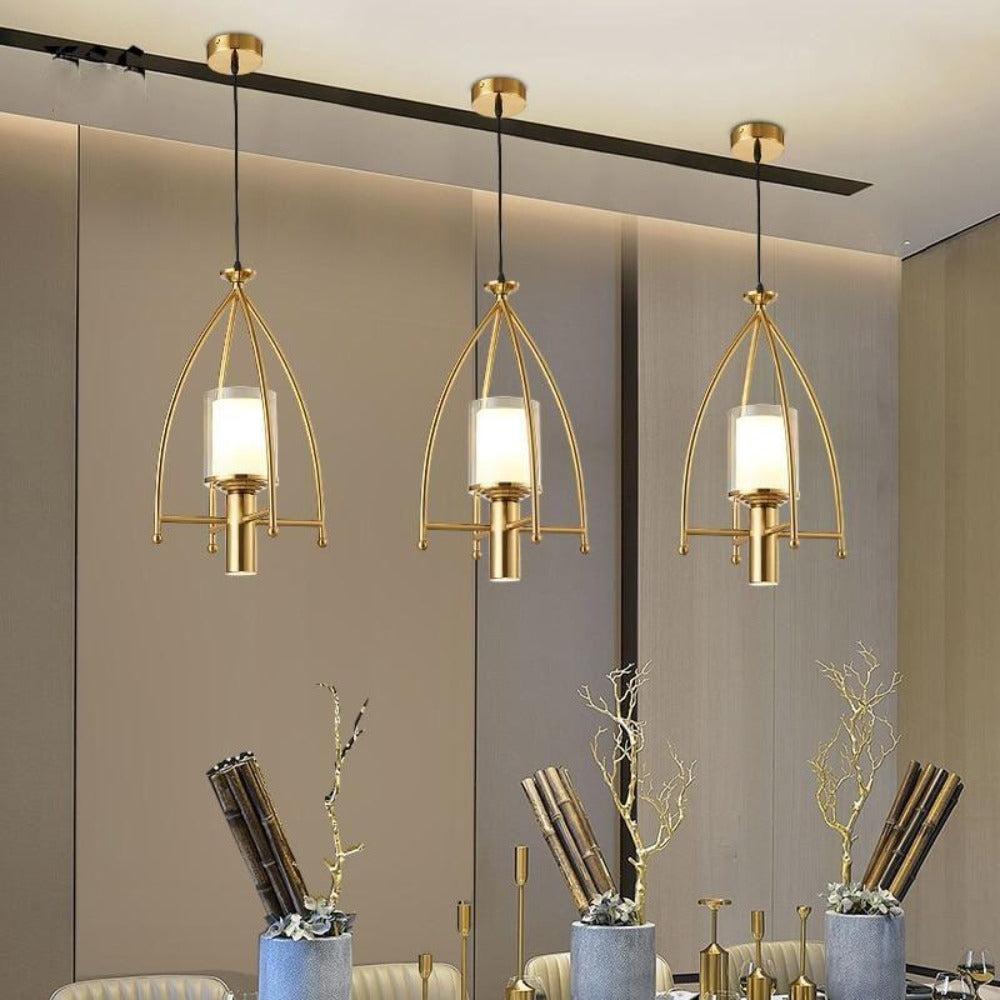 lixra Creative Golden Pendant Lights