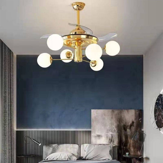 Lixra Crystal Chandelier Ceiling Fan