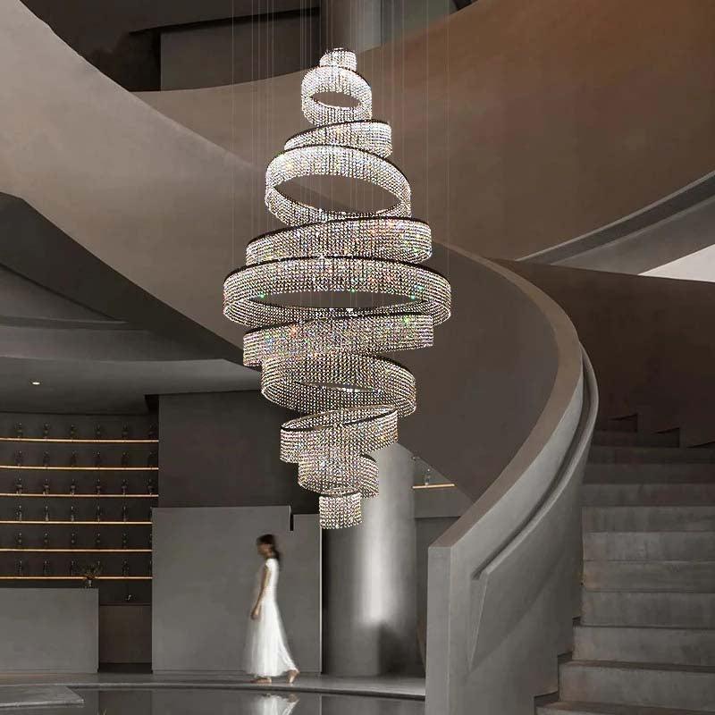 Lixra Crystal Chandelier With LED Lights