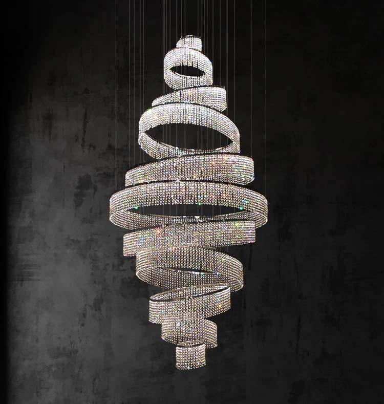 Lixra Crystal Chandelier With LED Lights