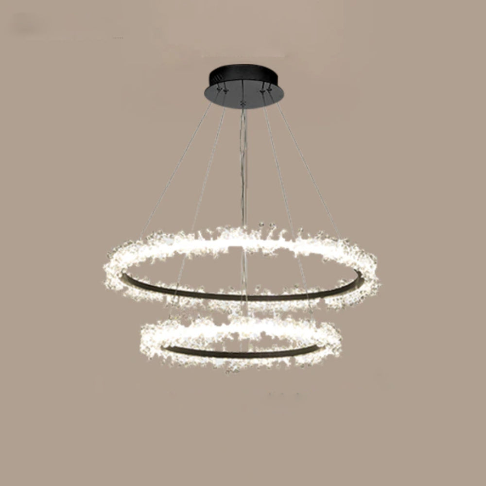 Lixra Crystal Shade Metallic Modern Pendant