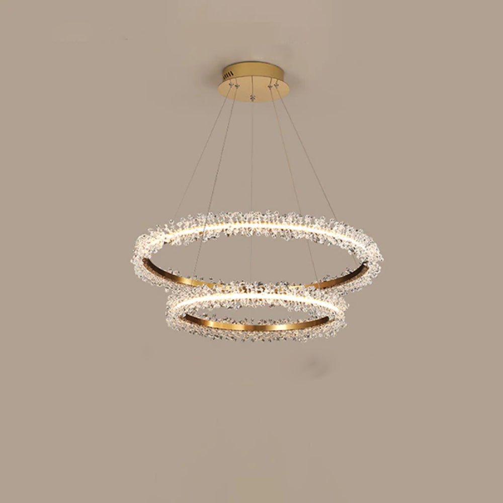 Lixra Crystal Shade Metallic Modern Pendant