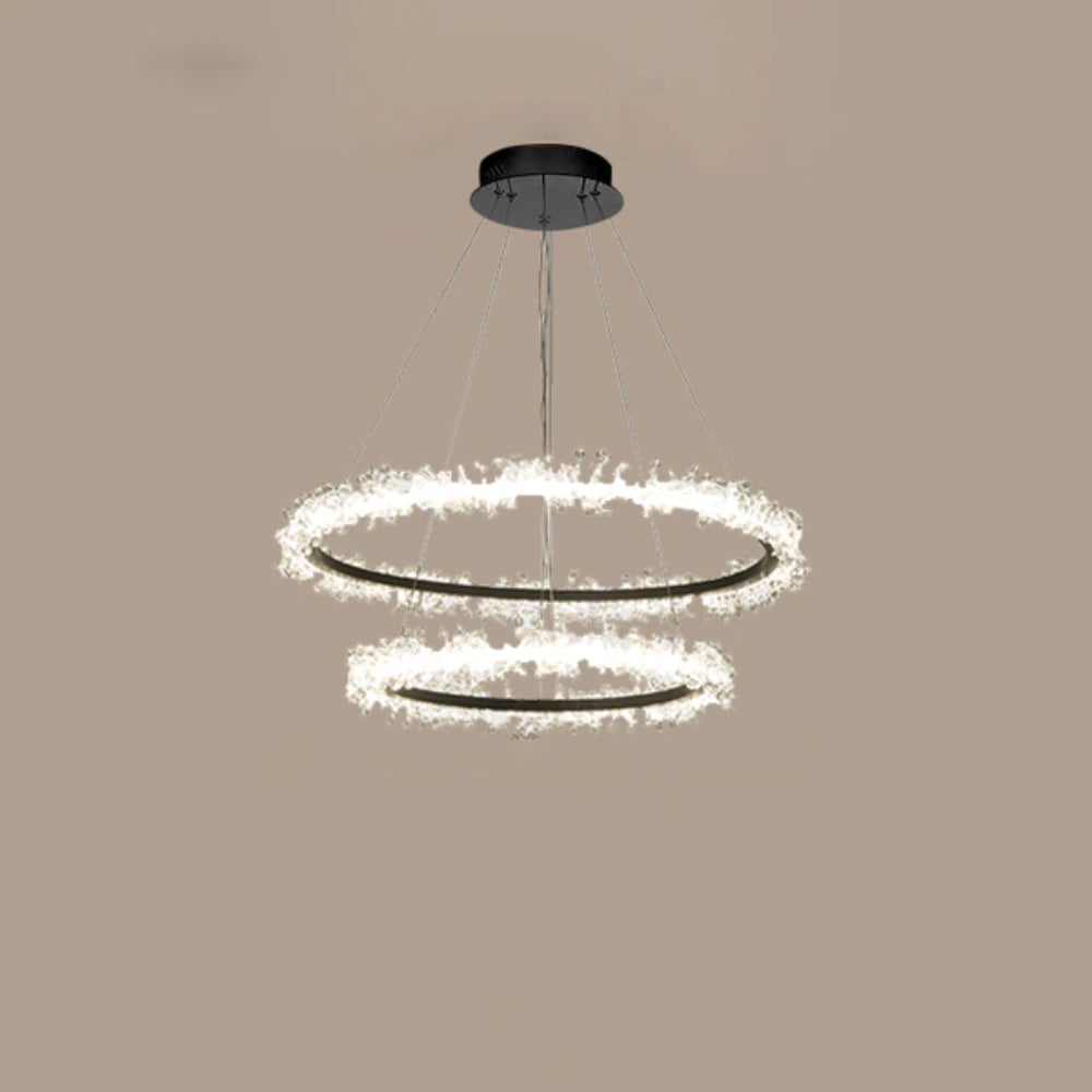 Lixra Crystal Shade Metallic Modern Pendant