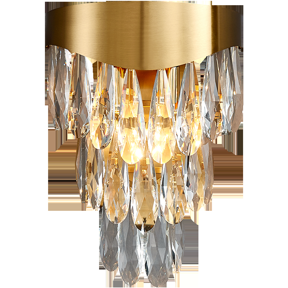 Lixra Dazzling And Stylish Crystal Wall Scones