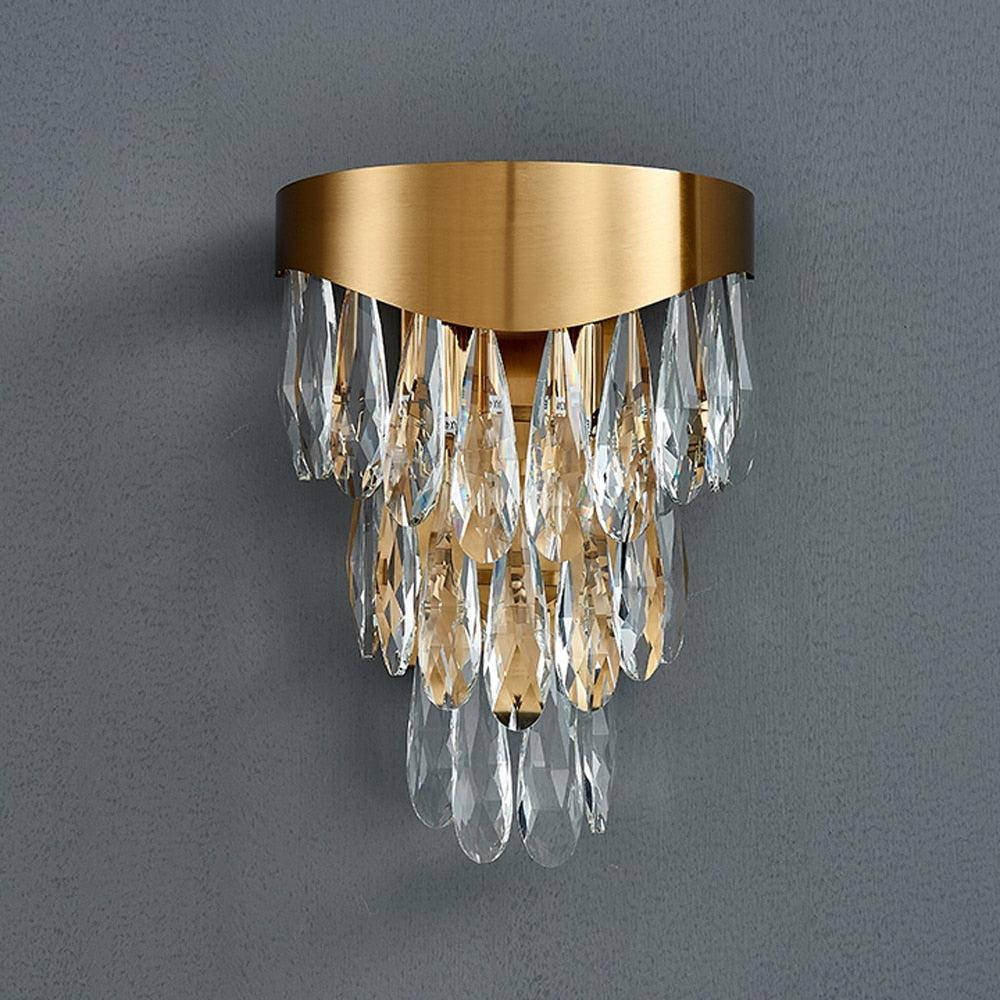 Lixra Dazzling And Stylish Crystal Wall Scones