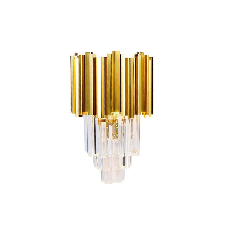 Lixra Dazzling And Voguish Crystal Wall Sconce