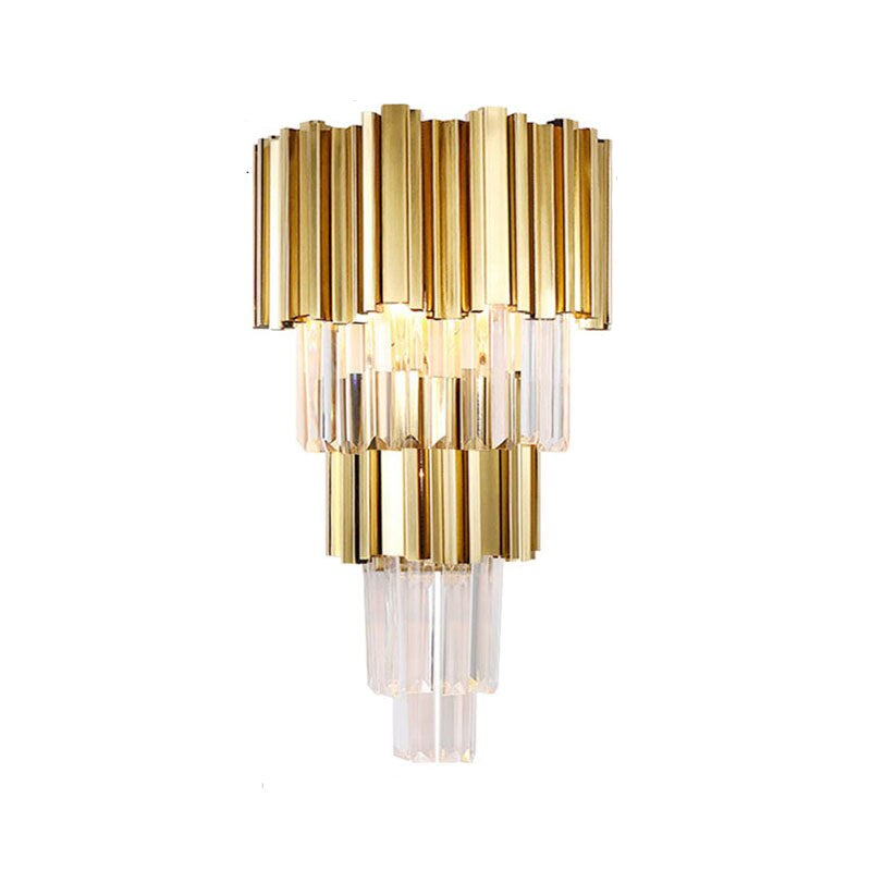 lixra Dazzling and Voguish Crystal Wall Sconce