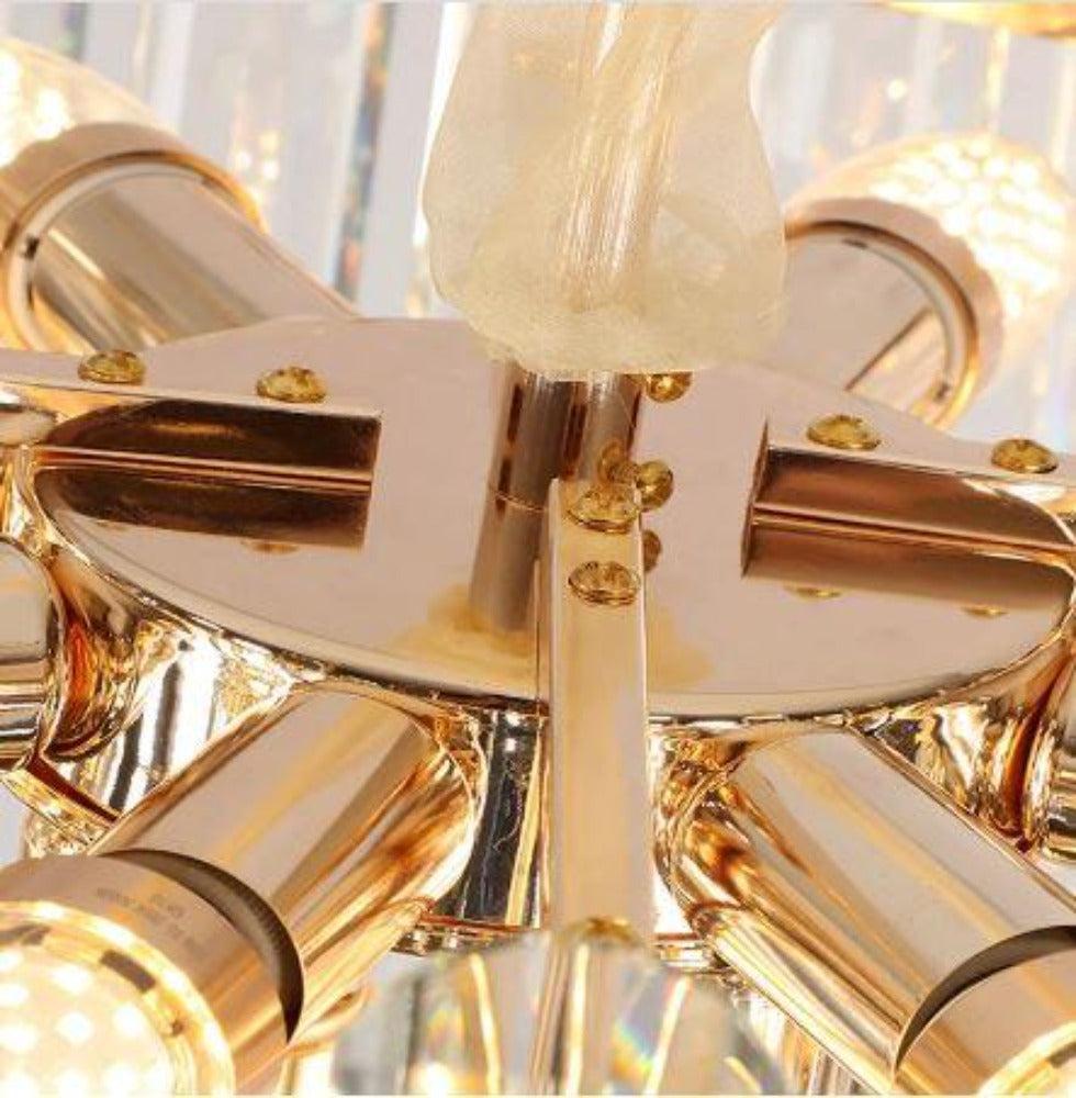 Lixra Dazzling Multilayer Round Pendant Chandelier