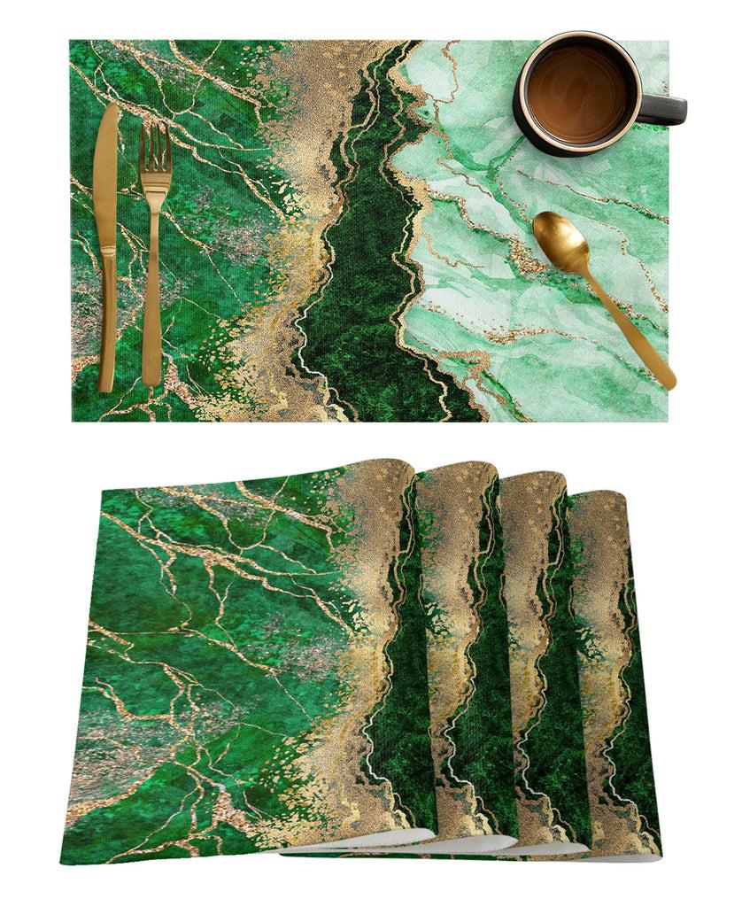 Lixra Eco Friendly Golden Branches Placemats