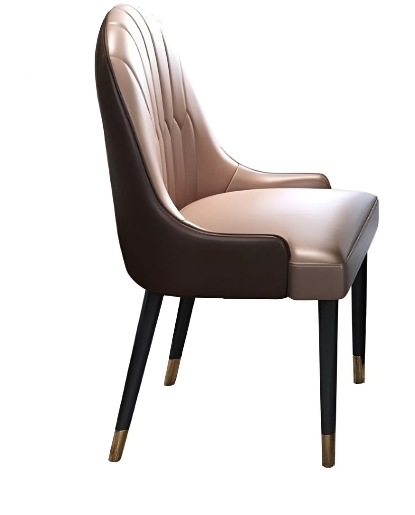 Lixra Elegance Designed Leather Dining Chair Set