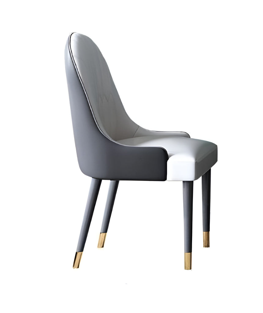 lixra Elegance Designed Leather Dining Chair Set