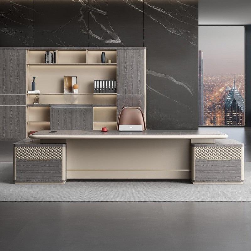 Lixra Elegant Design Wooden Office Desk