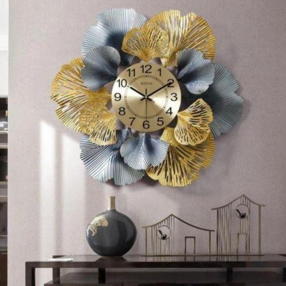 Lixra Elegant Flower Decorative Wall Clock