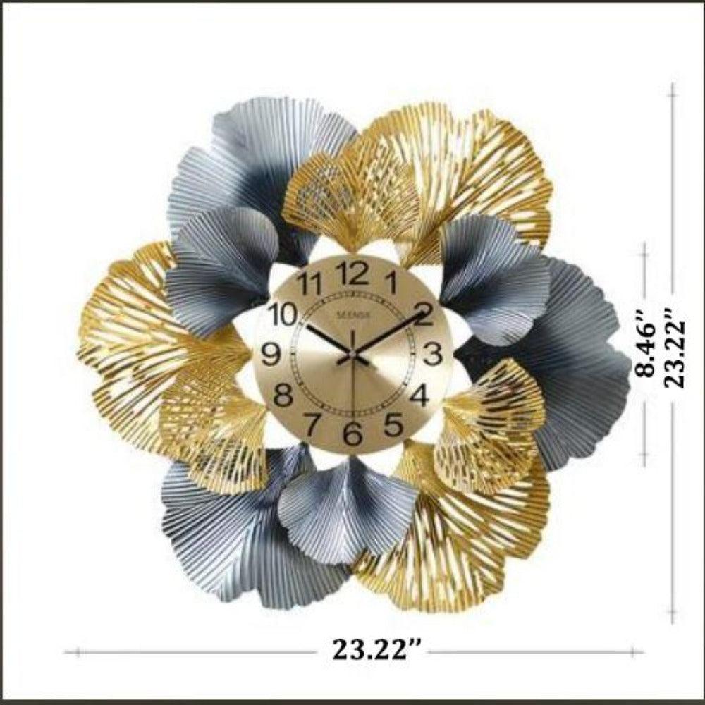 Lixra Elegant Flower Decorative Wall Clock