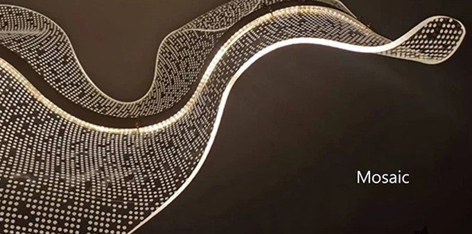 lixra Elegant Ocean Wave LED Pendant