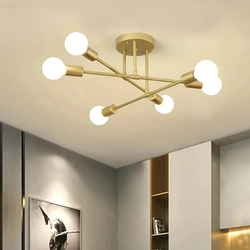 Lixra Elegant Semi-Flush Mounted Ceiling Light