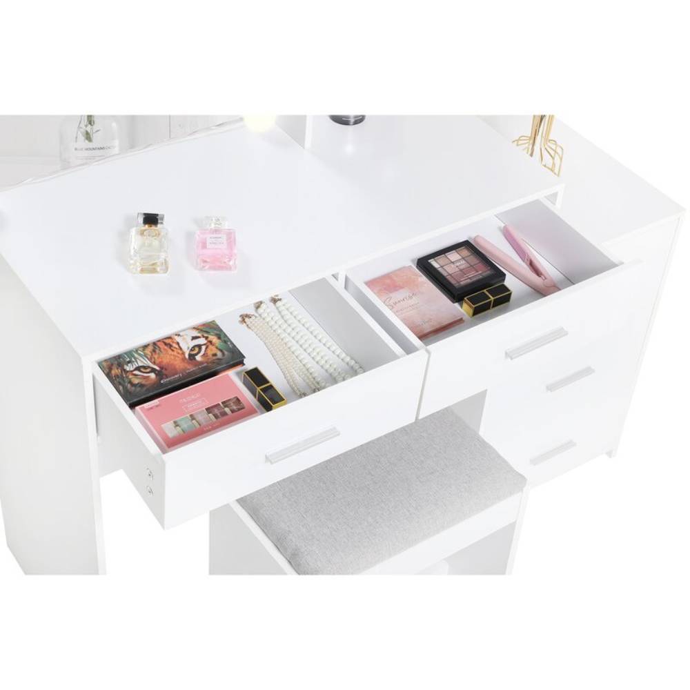 Lixra Elegant Solid Color Wooden Dresser