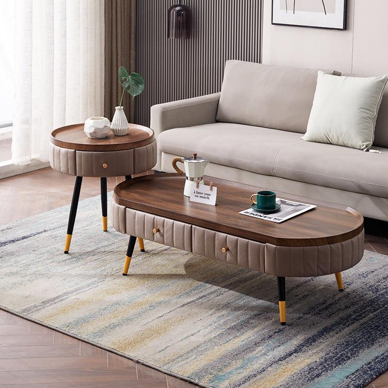lixra Elegant Wooden Coffee Table Design