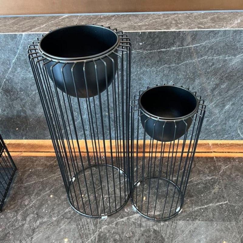 Lixra Elementary Design Metallic Floor Vase