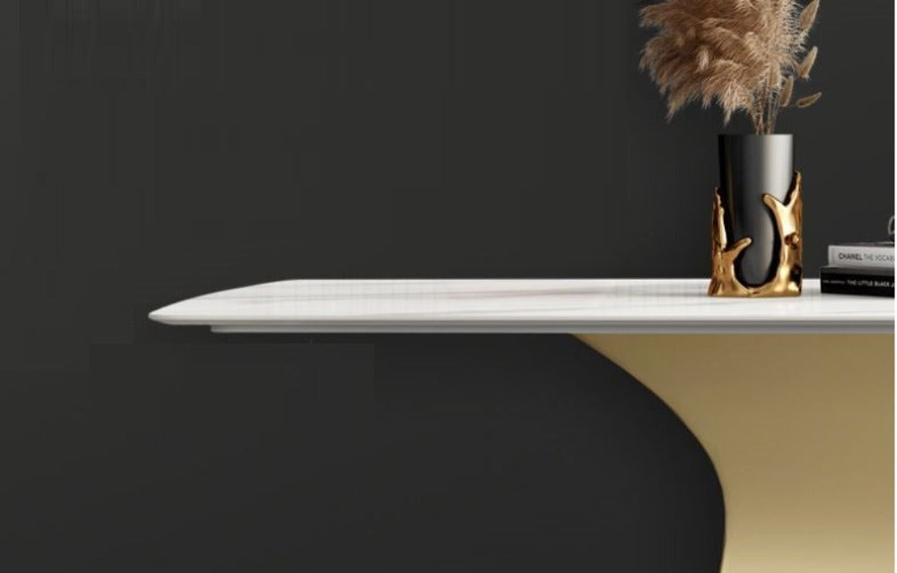 Lixra Embracing Comfort Marble Dining Table Set