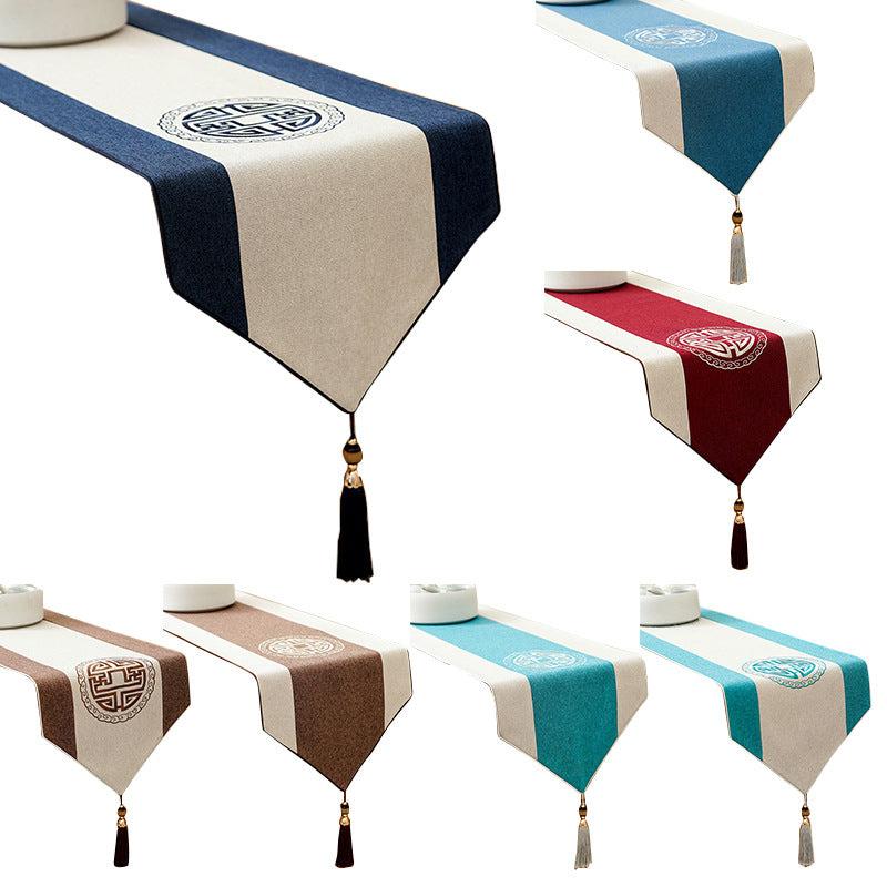 Lixra Embroidered Polyester Table Runner