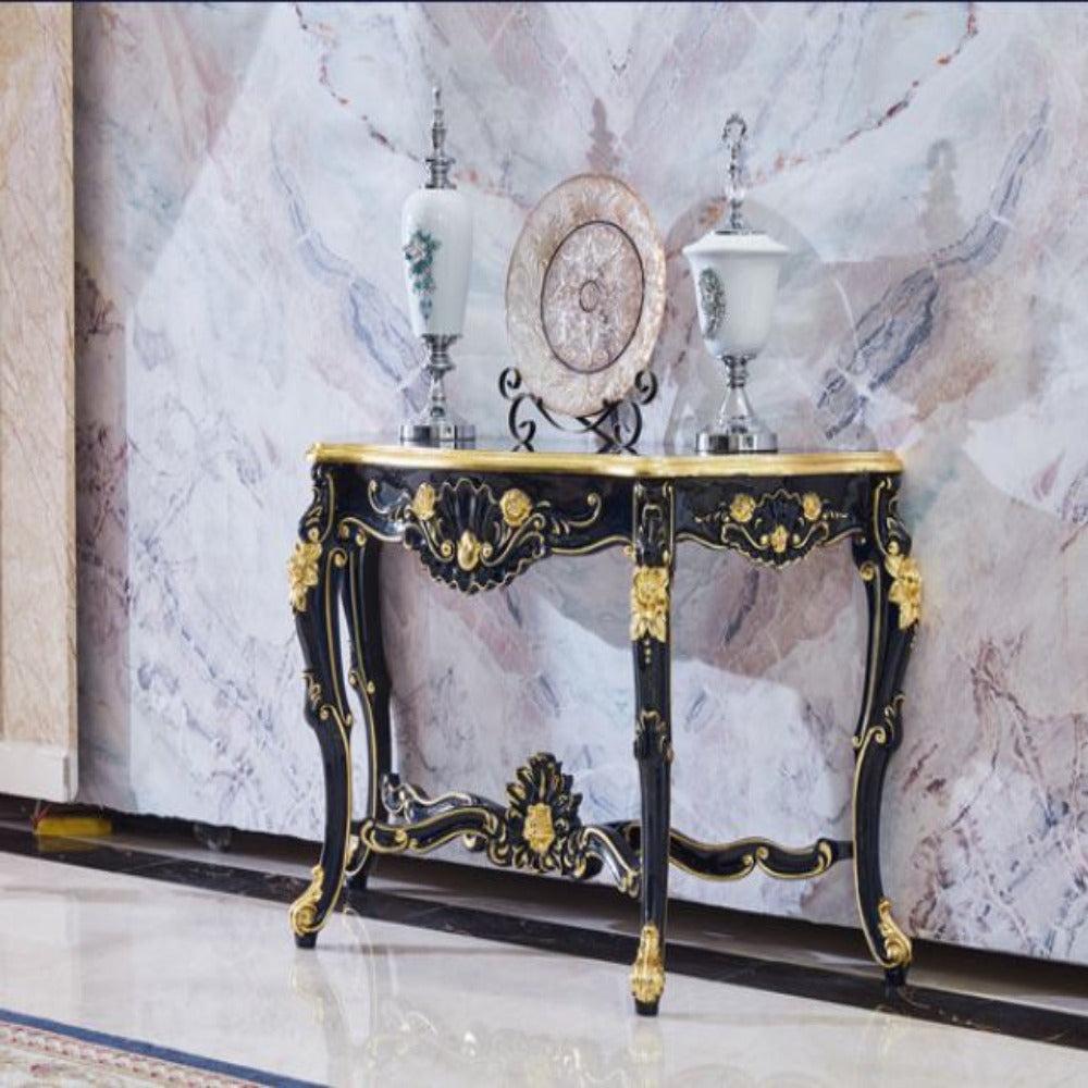 Lixra European Luxurious Wooden Accent Table