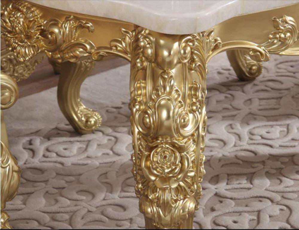 Lixra European Marble Top Modern Dining Table