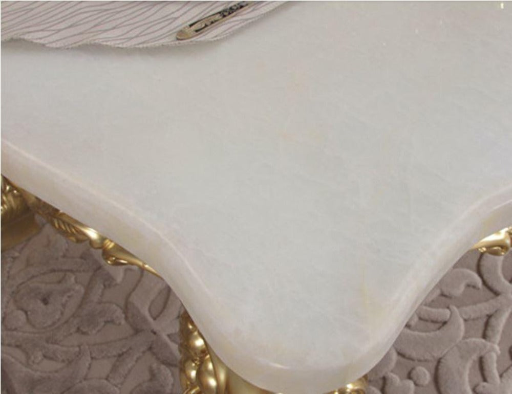 Lixra European Marble Top Modern Dining Table