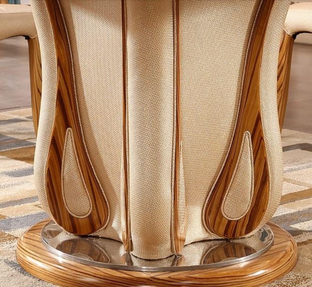 Lixra European Round Marble Dining Table