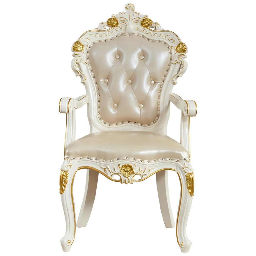 Lixra European Style 4-Piece Leather Dining Chair