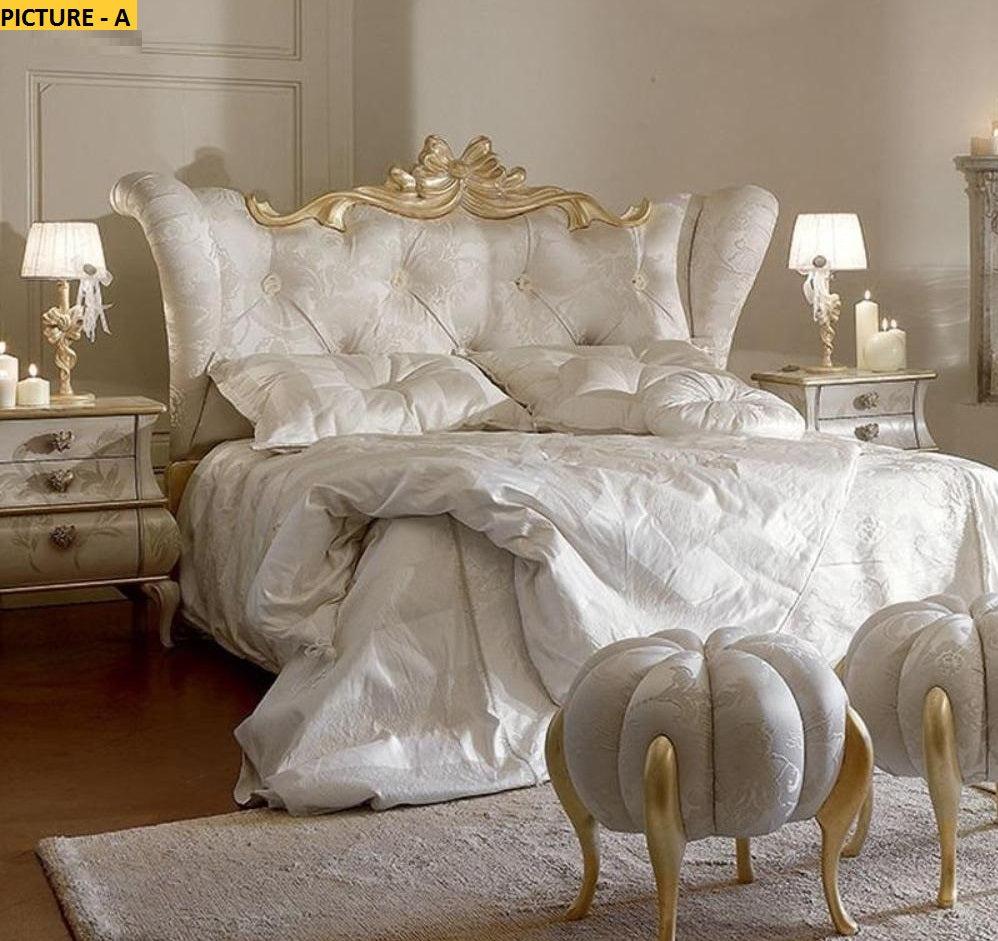 Lixra European Style Fabric Upholstered Royal Bed