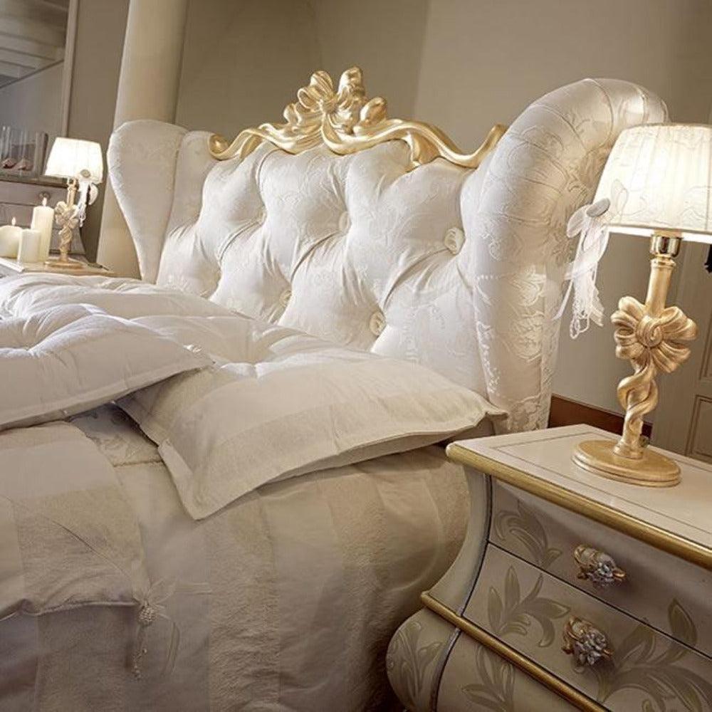 Lixra European Style Fabric Upholstered Royal Bed