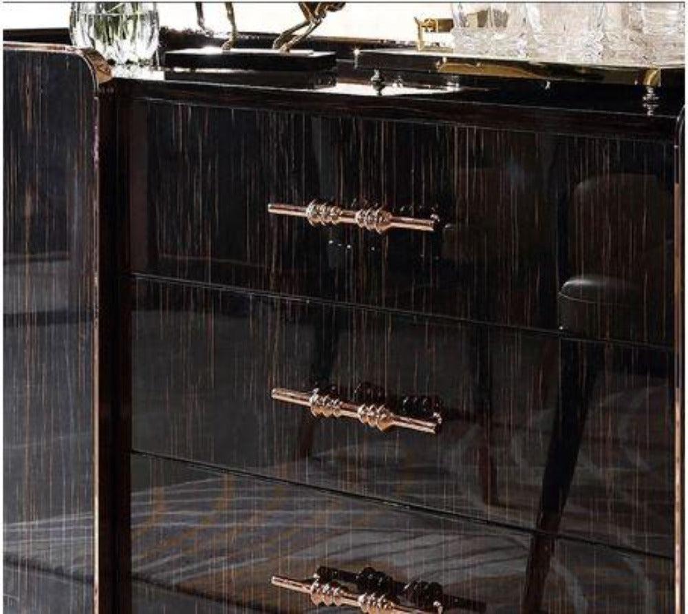 Lixra European Style Wooden Modern Buffet Table