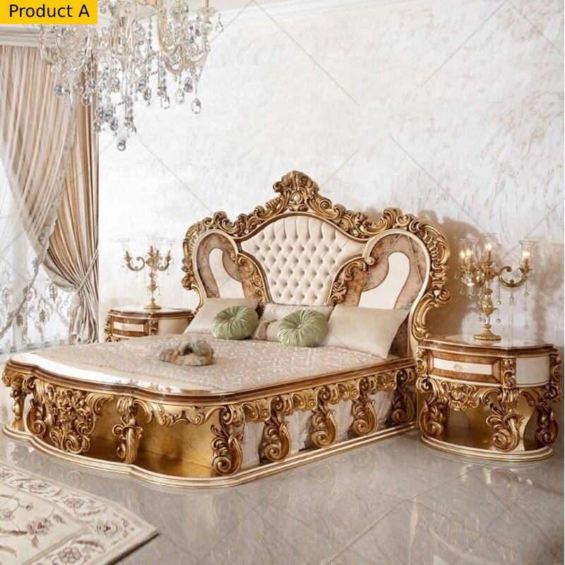 Lixra European Wooden Handcrafted Milan Fabric Bed