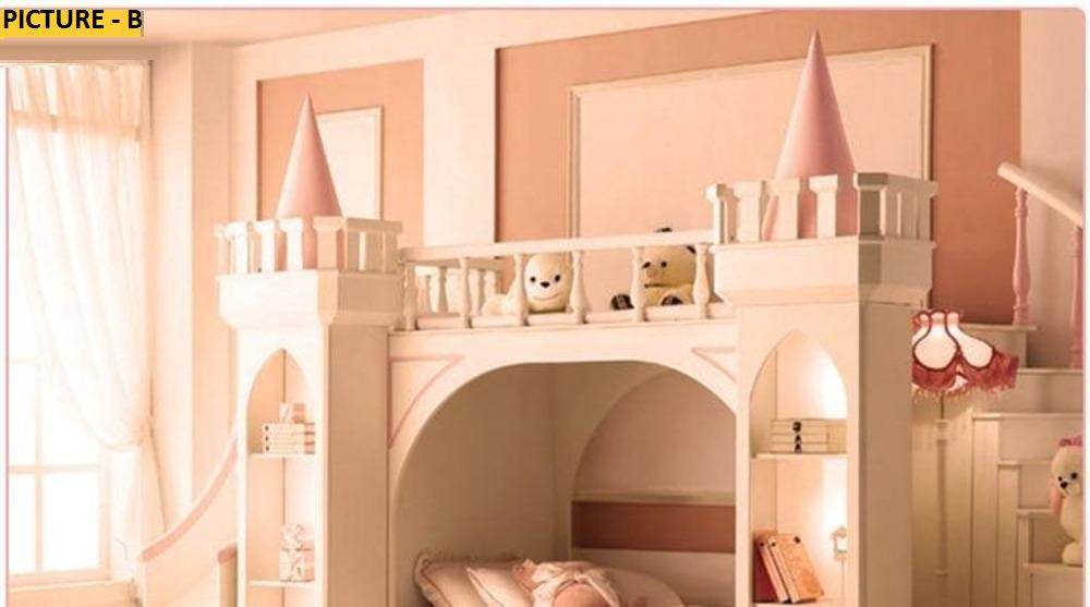 Lixra Exclusive Leeds Modern Princess Bunk Bed