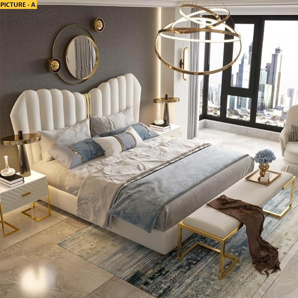 Lixra Exclusive Spacious Trending Leather Bed