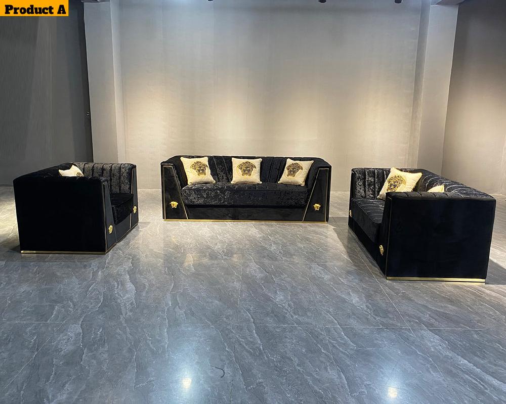 Lixra Exemplary Luxurious Fabric Sofa Set