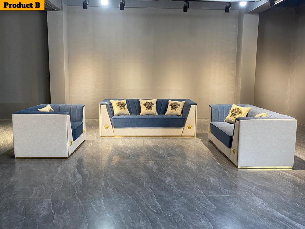 Lixra Exemplary Luxurious Fabric Sofa Set