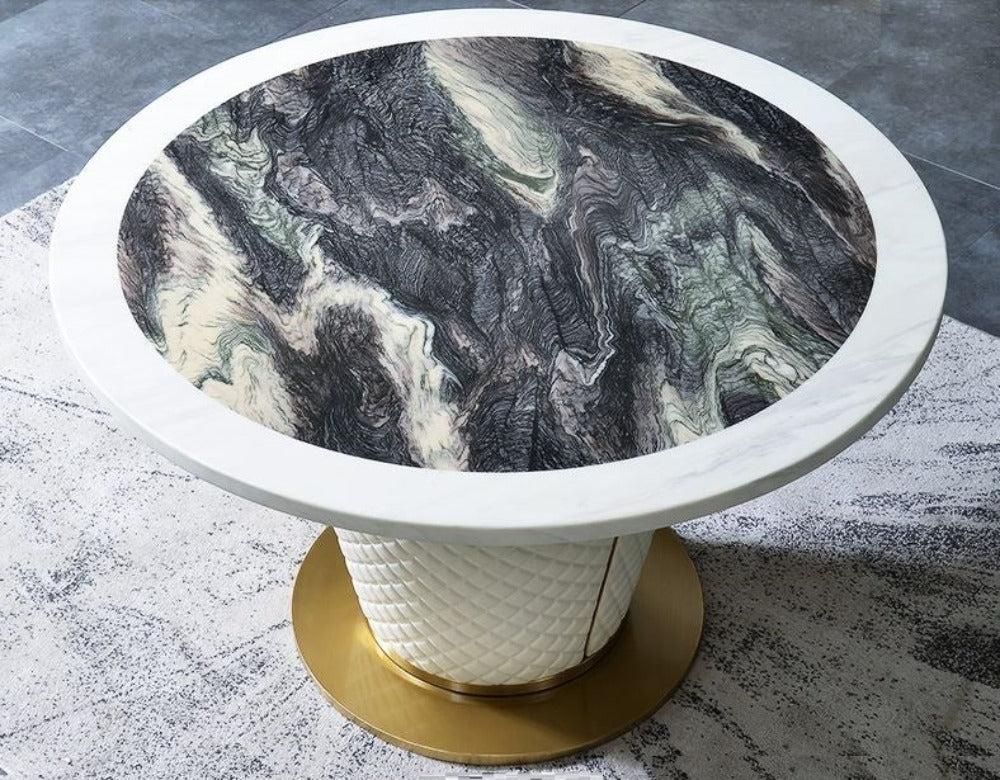 Lixra Exquisite Magnificent Marble Dining Table