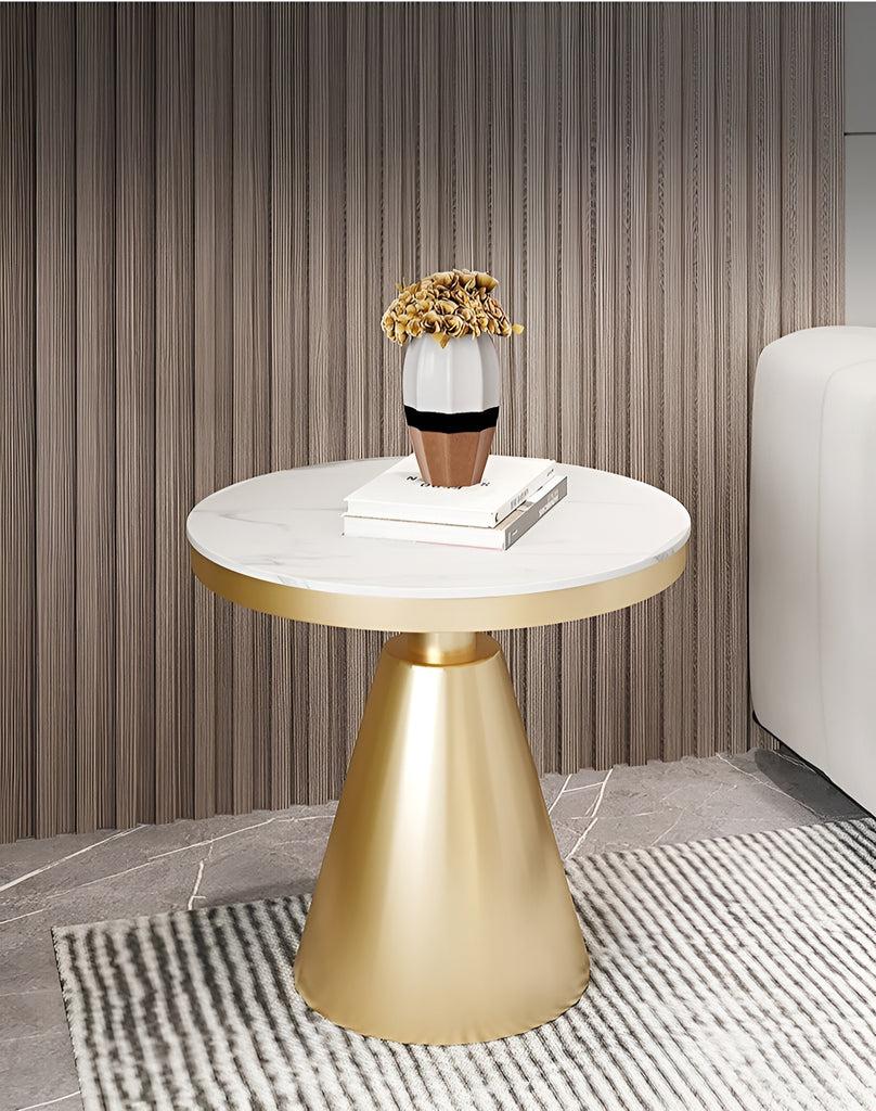 Lixra Exquisite Style Marble Top Side Table