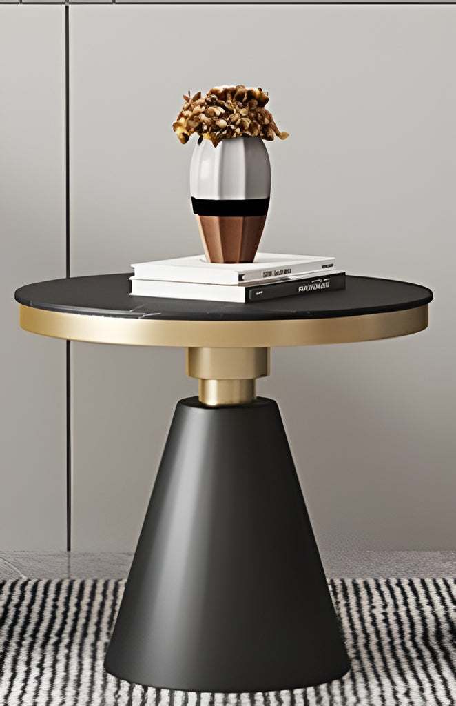 lixra Exquisite Style Marble Top Side Table