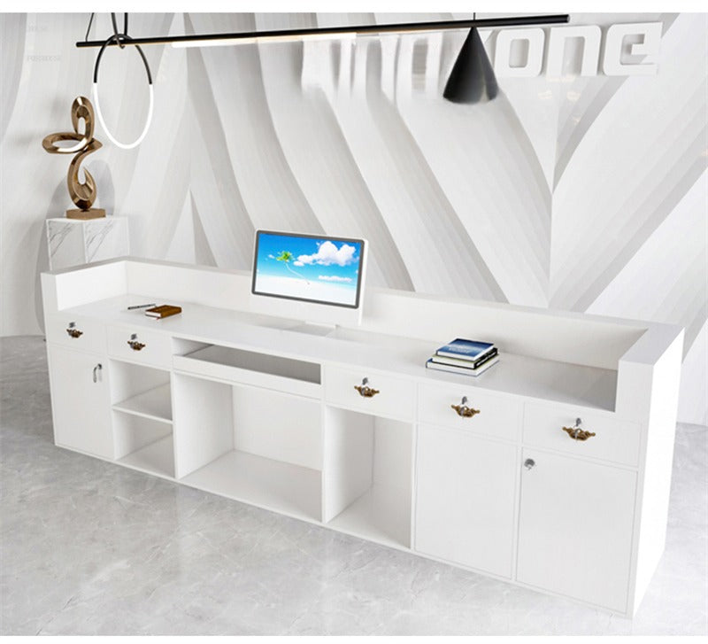 Lixra Exquisite Style Wooden Reception Desk