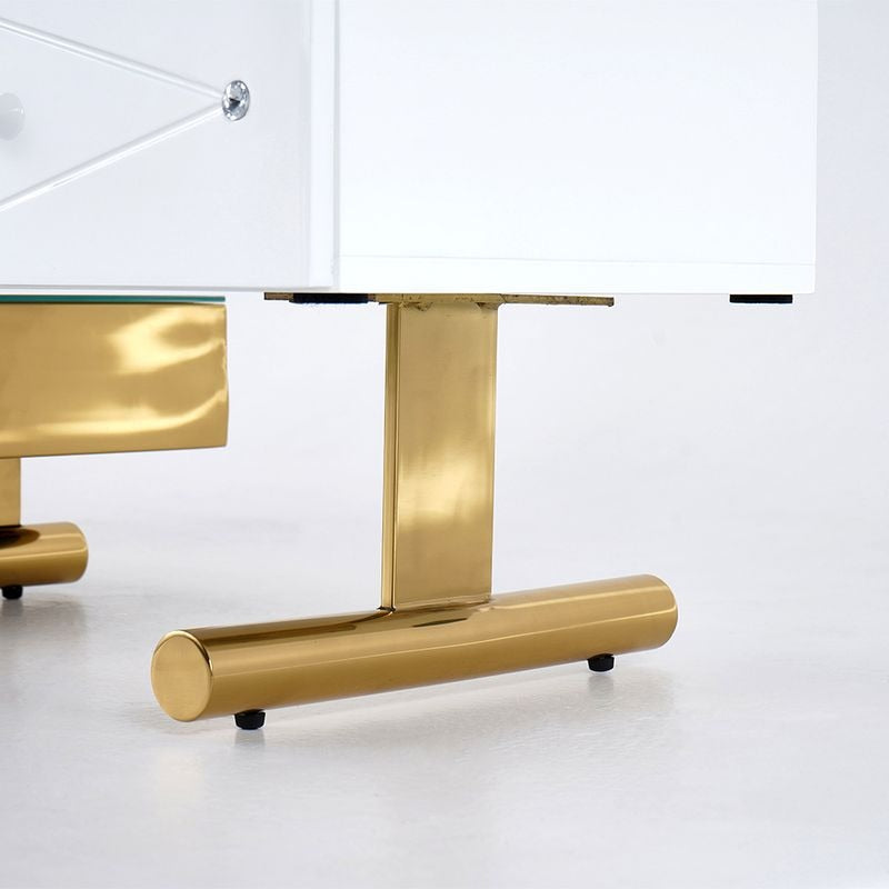 Lixra Extendable Glossy Wooden TV Cabinet